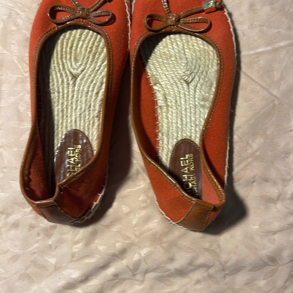 Michael Kors Orange Flats for Effortless Style